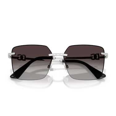Dolce & Gabbana Occhiali da Sole DG2332B 05/8G Argento/Grigio Sfumato Donna 4