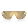 Dolce & Gabbana Occhiali da Sole DG2333B 02/03 Oro/Trasparente Specchiato Giallo Donna