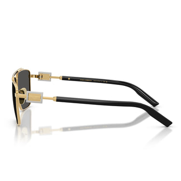 Dolce & Gabbana Occhiali da Sole DG2336 02/87 Oro/Grigio Scuro Uomo