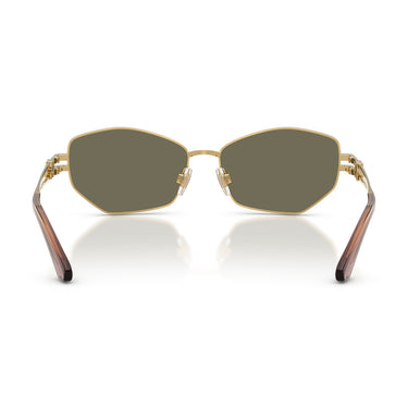 Dolce & Gabbana Occhiali da Sole DG2338 02 03 Oro Trasparente Specchiato Giallo Donna  4