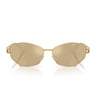 Dolce & Gabbana Occhiali da Sole DG2338 02 03 Oro Trasparente Specchiato Giallo Donna  