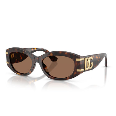 Dolce & Gabbana Occhiali da Sole DG4502 502/73 Marrone/Marrone Scuro Donna 2