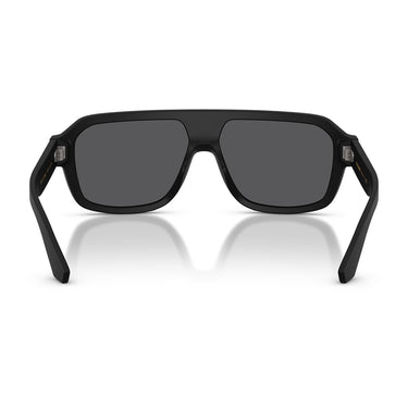 Dolce & Gabbana Occhiali da Sole DG4507 25256G Nero Opaco/Grigio Specchiato Uomo 4