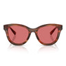 Dolce & Gabbana Occhiali da Sole DG4533 322175 Marrone Striato Rosso Donna  