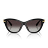 Dolce & Gabbana Occhiali da Sole DG4534 501 8G Nero Oro Grigio Sfumato Donna 
