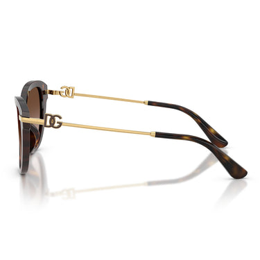 Dolce & Gabbana Occhiali da Sole DG4534 502 13 Marrone Oro Marrone Chiaro Sfumato Donna  3