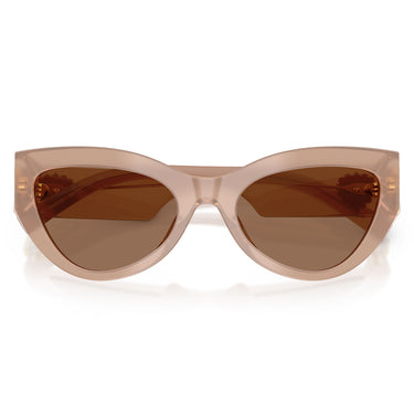 Dolce & Gabbana Occhiali da Sole DG4536 304273 x Devotion Marrone Opale/Marrone Scuro Donna