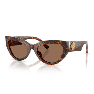 Dolce & Gabbana Occhiali da Sole DG4536 347073 x Devotion Leo Trasparente/Marrone Scuro Donna 1