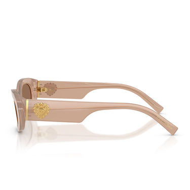 Dolce & Gabbana Occhiali da Sole DG4537 304273 x Devotion Marrone Opale/Marrone Scuro Donna