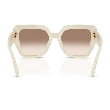 Dolce & Gabbana Occhiali da Sole DG4538 331294 x Devotion Crema/Trasparente Marrone Sfumato Donna 3