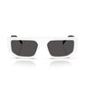 Dolce & Gabbana Occhiali da Sole DG6203 331287 Bianco Grigio Scuro Unisex 