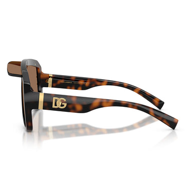 Dolce & Gabbana Occhiali da Sole DG6205 502 73 Marrone Marrone Scuro Donna 3
