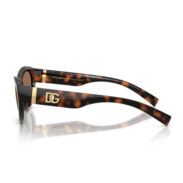Dolce & Gabbana Occhiali da Sole DG6207 502 73 Marrone Marrone Scuro Donna  3
