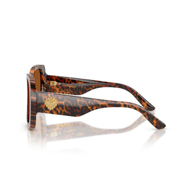 Dolce & Gabbana Occhiali da Sole DX4012 347073 Leo Trasparente Marrone Scuro Bambini 3