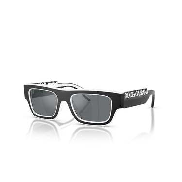 Dolce & Gabbana Gafas de Sol DX6011 34576G Negro Blanco/Gris Claro Espejado Niños 2