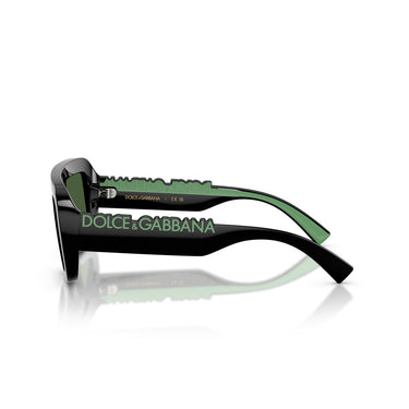 Dolce & Gabbana Gafas de Sol DX6013 501/71 Negro/Verde Oscuro Niños 3