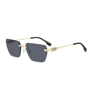 Dsquared2 Occhiali da Sole D2 0102-S 807 2K Oro-Nero Unisex 2