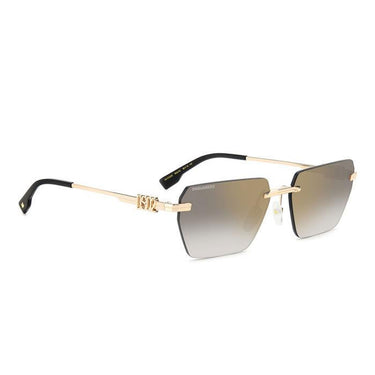 Dsquared2 Occhiali da Sole D2 0102-S RHL Oro-Blu Unisex 2