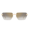 Dsquared2 Okulary Przeciwsłoneczne D2 0102-S RHL Złoto-Niebieskie Unisex