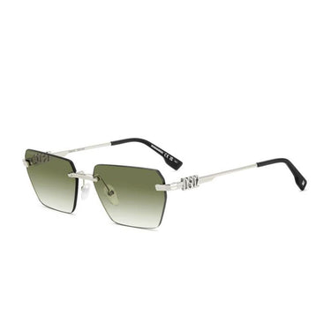 Dsquared2 Occhiali da Sole D2 0102/S 0109K Argento/Verde Unisex 2