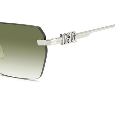Dsquared2 Occhiali da Sole D2 0102/S 0109K Argento/Verde Unisex 3