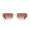 Dsquared2 Gafas de Sol D2 0102/S J5G17 Oro/Rosa Degradado Unisex