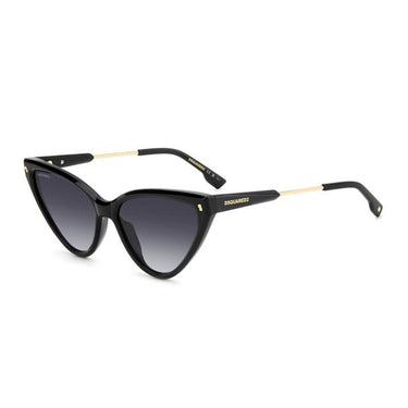 Dsquared2 Occhiali da Sole D2 0134/S 807/9O Nero/Grigio Scuro Donna
