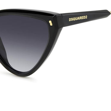 Dsquared2 Occhiali da Sole D2 0134/S 807/9O Nero/Grigio Scuro Donna