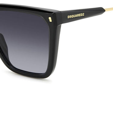 Dsquared2 Occhiali da Sole D2 0135/S 807/9O Nero/Grigio Scuro Donna