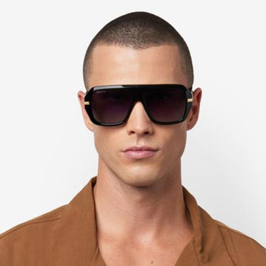 Dsquared2 Occhiali da Sole D2 0160/S 807 Nero Oro/Grigio Sfumato Uomo 3