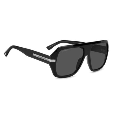 Dsquared2 Occhiali da Sole D2 0160/S 807/IR Nero Argento/Grigio Sfumato Uomo 3
