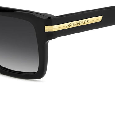 Dsquared2 Occhiali da Sole D2 0161/G/S 807 Nero/Grigio Uomo 3