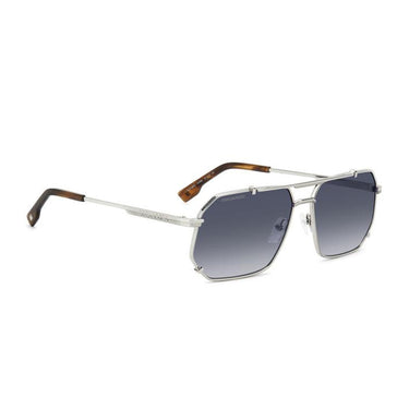 Dsquared2 Lunettes de Soleil D2 0175/S 010 Argent/Bleu Dégradé Homme