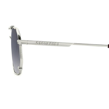 Dsquared2 Lunettes de Soleil D2 0175/S 010 Argent/Bleu Dégradé Homme