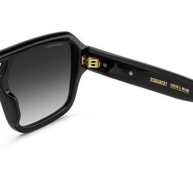 Dsquared2 Occhiali da Sole D2 0197 S 8079O Nero Grigio Sfumato Uomo 4