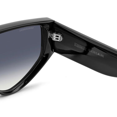 Dsquared2 Occhiali da Sole D2 0201/S 8079O Nero/Grigio Sfumato Uomo 5