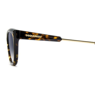 Dsquared2 Occhiali da Sole D2 0209 G S 08608 Marrone Blu Sfumato Donna  3