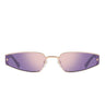 Dsquared2 Sonnenbrille D20168/S DDB Schwarz/Lila Verspiegelt Damen