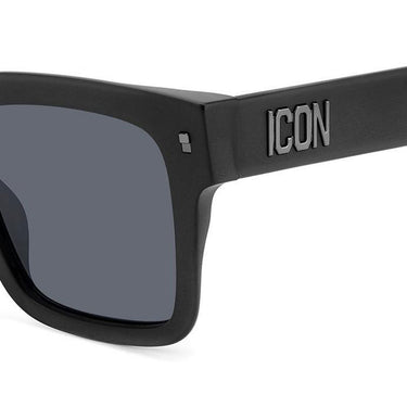 Dsquared2 Occhiali da Sole ICON 0010/S 003 Nero Opaco/Nero Uomo 3