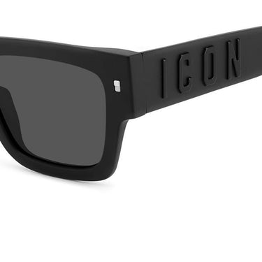 Dsquared2 Occhiali da Sole ICON 0021/S 003 Nero Opaco/Nero Unisex 4