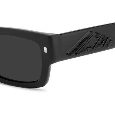 Dsquared2 Occhiali da Sole ICON 0027/S 003 Nero Opaco/Nero Uomo