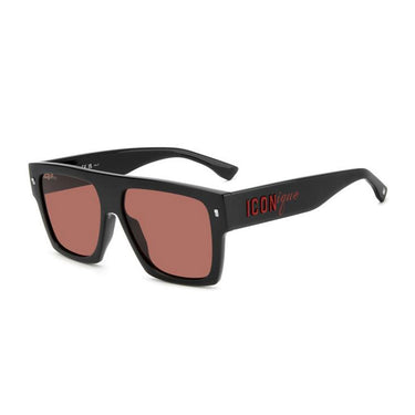 Dsquared2 Occhiali da Sole ICON 0030 S OITU1 Nero Rosso Uomo 2