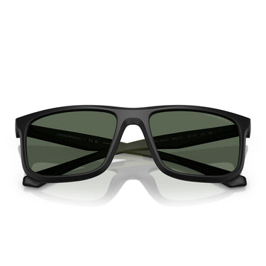 Emporio Armani Occhiali da Sole EA4234U 500171 Nero Opaco Verde Scuro Uomo 5