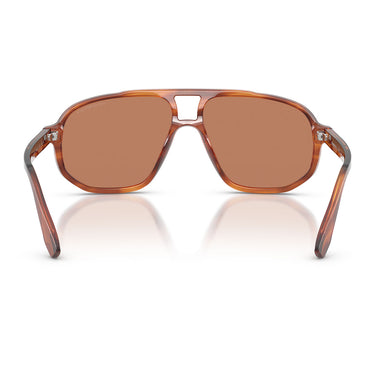 Emporio Armani Occhiali da Sole EA4263U 632973 Marrone Striato Marrone Uomo  4