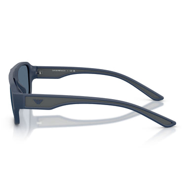 Emporio Armani Occhiali da Sole EA4266U 618580 Blu Opaco Gommato Blu Scuro Uomo 3
