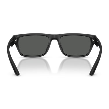 Emporio Armani Occhiali da Sole EA4267U 500187 Nero Opaco Gommato Grigio Scuro Uomo 4