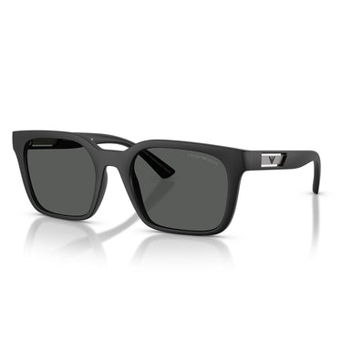 Emporio Armani Occhiali da Sole EA4269 500987 Nero Opaco Grigio Scuro Uomo 2