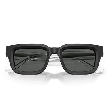 Emporio Armani Occhiali da Sole EA4270 500187 Nero Opaco Grigio Scuro Uomo 5