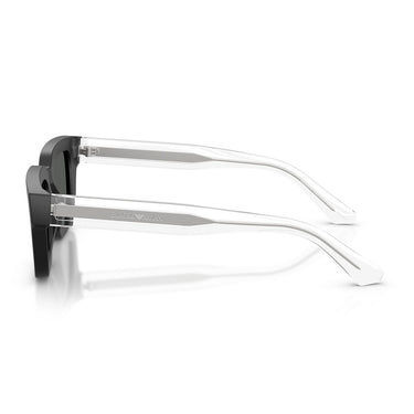 Emporio Armani Occhiali da Sole EA4270 500187 Nero Opaco Grigio Scuro Uomo 3