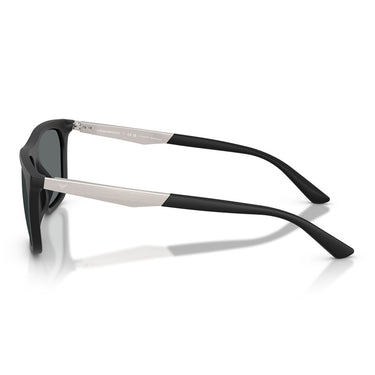 Emporio Armani Occhiali da Sole EA4272U 500181 Nero Opaco/Grigio Scuro Uomo Polarizzati 2